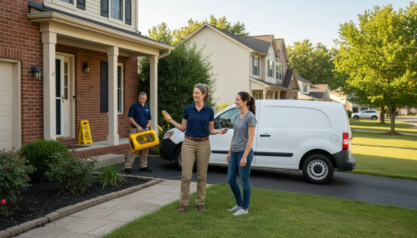 Water restoration image for Water Damage & Restoration Services in Norphlet, AR